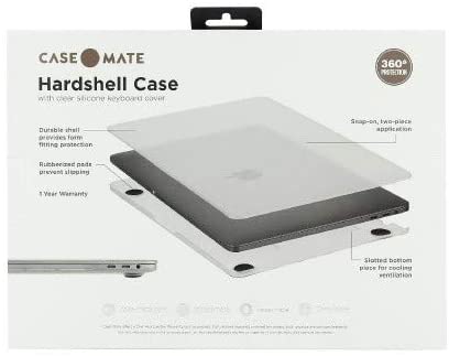 [OPEN BOX] CASE-MATE 15-inch MacBook Pro 2018 Snap-On Case - Clear