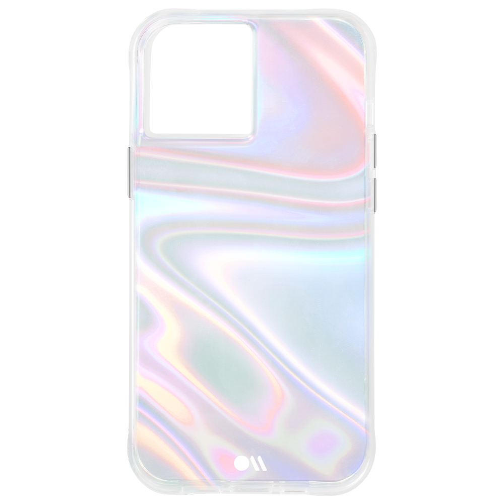 [OPEN BOX] CASE-MATE iPhone 12 Pro Max - Soap Bubble Case - Iridescent w/ Micropel