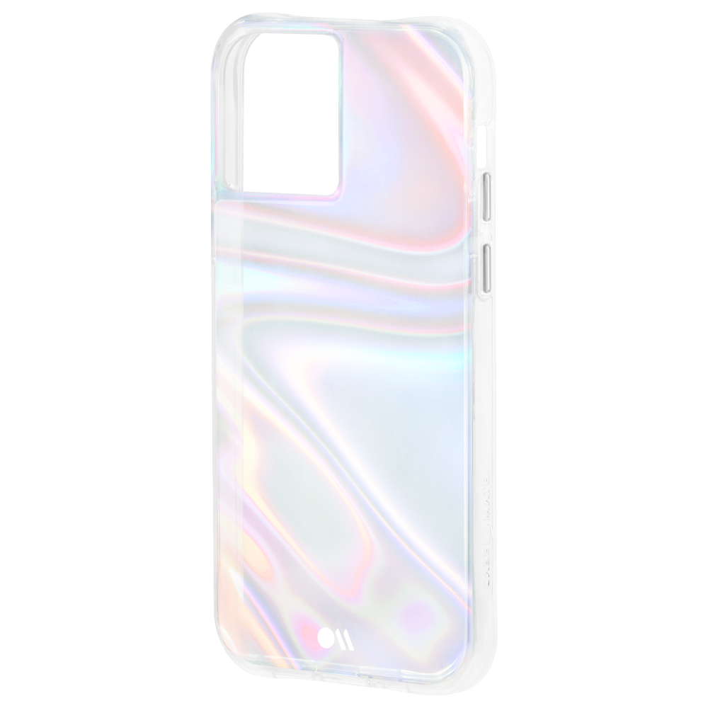 CASE-MATE iPhone 12 Pro Max - Soap Bubble Case - Iridescent w/ Micropel