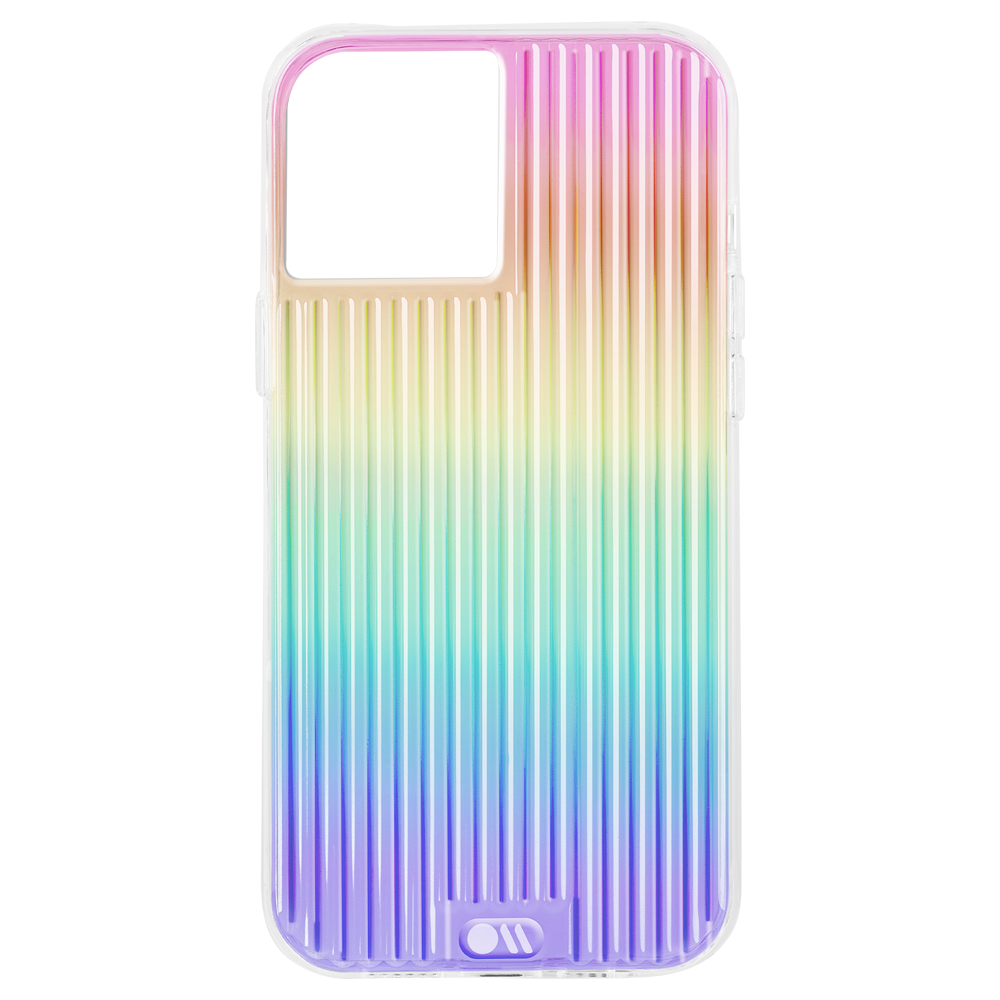 CASE-MATE iPhone 12 Pro Max - Tough Groove Case - Iridescent w/ Micropel