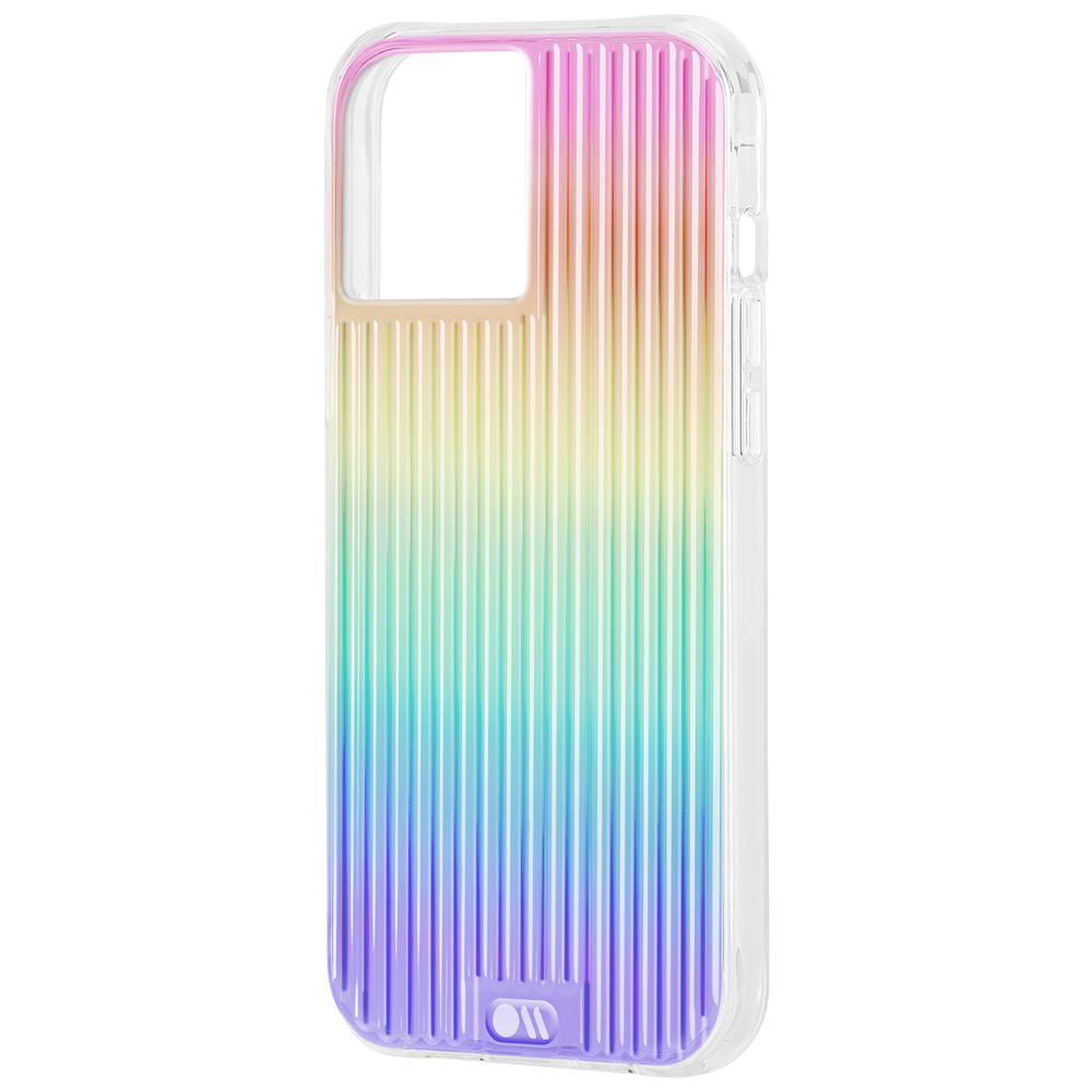 CASE-MATE iPhone 12 Pro Max - Tough Groove Case - Iridescent w/ Micropel
