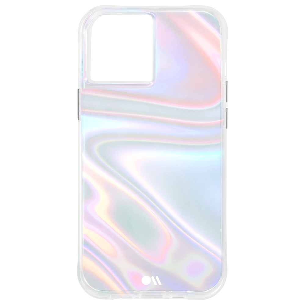 CASE-MATE iPhone 12/12 Pro - Soap Bubble Case - Iridescent w/ Micropel