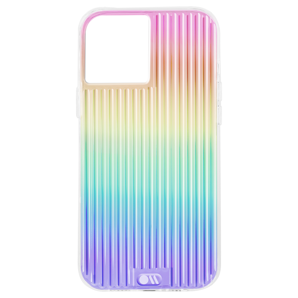 CASE-MATE iPhone 12/12 Pro - Tough Groove Case - Iridescent w/ Micropel