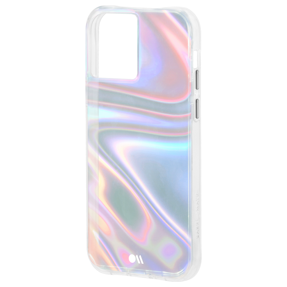 [OPEN BOX] CASE-MATE iPhone 12 Mini - Soap Bubble Case - Iridescent w/ Micropel
