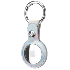 [OPEN BOX] case-mate-clip-ring-leather-keychain-apple-airtag-case-sparkle