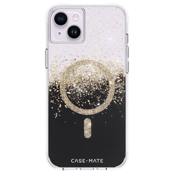 CASE-MATE iPhone 14 Plus - Karat Onyx Case with Magsafe - Clear Multi-color