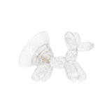 [علبة مفتوحة] دمية كلب بالون من كيس-ميت، شفافة كريستالية