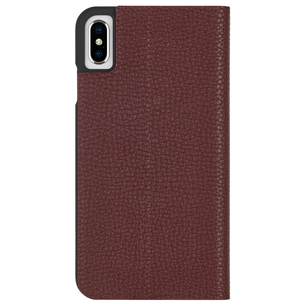 CASE-MATE Barely There For iPhone XS Max - Folio Brown