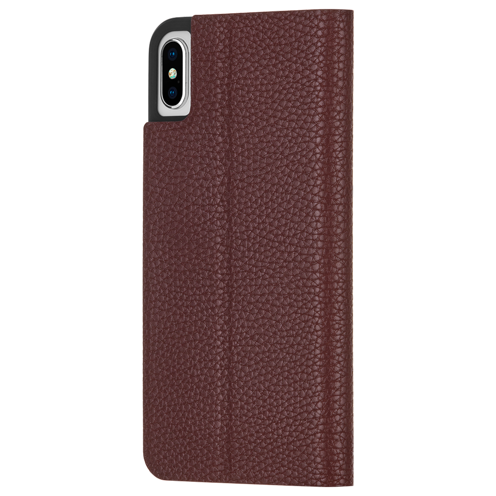 CASE-MATE Barely There For iPhone XS Max - Folio Brown