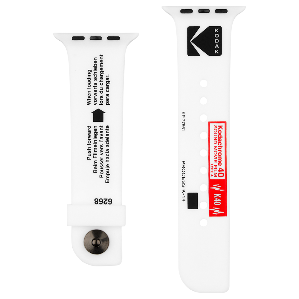 سوار ساعة أبل كوداك من CASE-MATE مقاس 42-44 مم للسلسلة 1-8 و SE - كوداكروم 40 (تباع ساعة أبل بشكل منفصل)