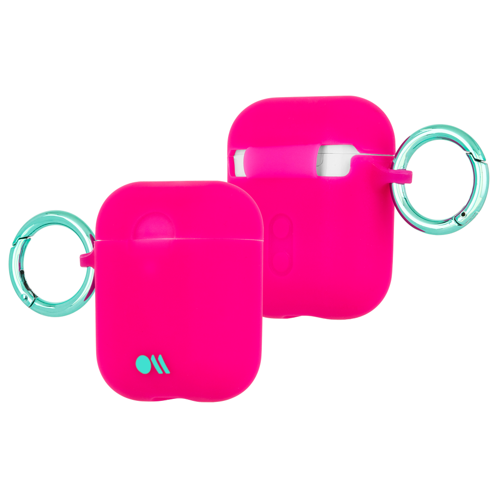 [OPEN BOX] CASE-MATE AirPods Hook Ups Case &amp; Neck Strap - Fushia Dark Pink