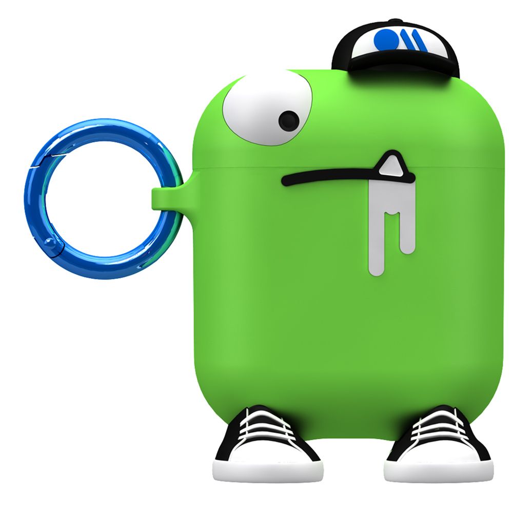 [علبة مفتوحة] حافظة سماعات AirPods من CASE-MATE CreaturePods - تشاك ذا كول جاي - أخضر