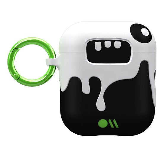 جراب CASE-MATE CreaturePods لسماعات AirPods - تصميم أوزي دراماتيك - أبيض/أسود