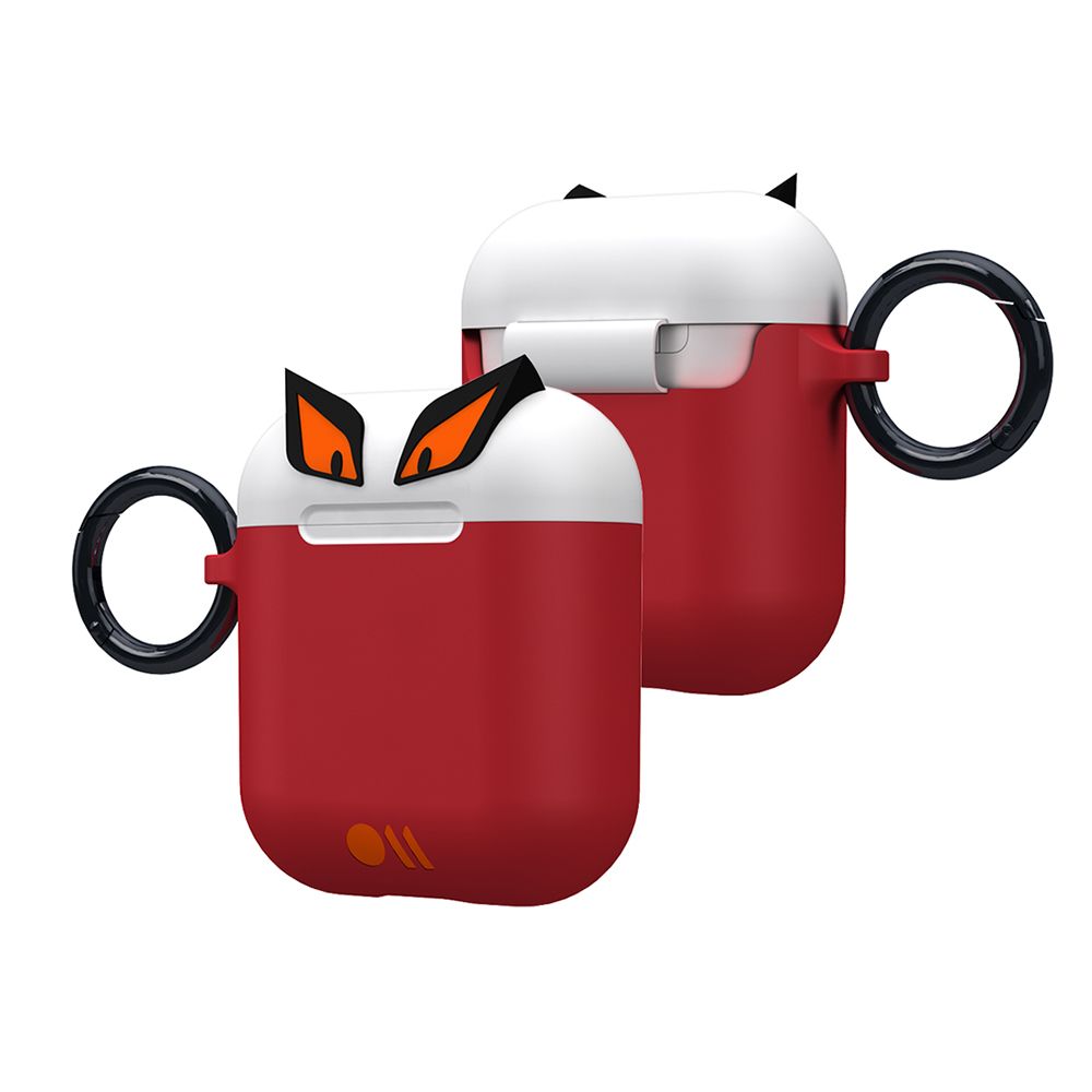 CASE-MATE CreaturePods AirPods Case - Edge The Bad Boy - White/Red