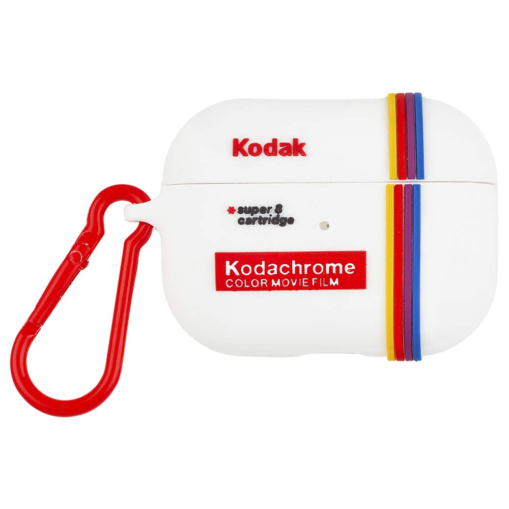 CASE-MATE Kodak AirPod Pro Case - White with Kodachrome Stripes