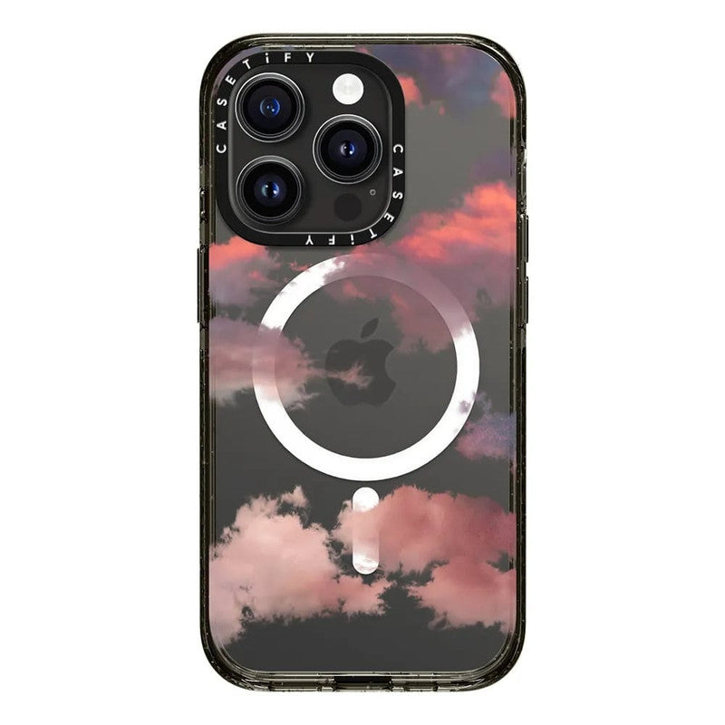 CASETIFY iPhone 15 Pro Impact Case with MagSafe - Clouds Print