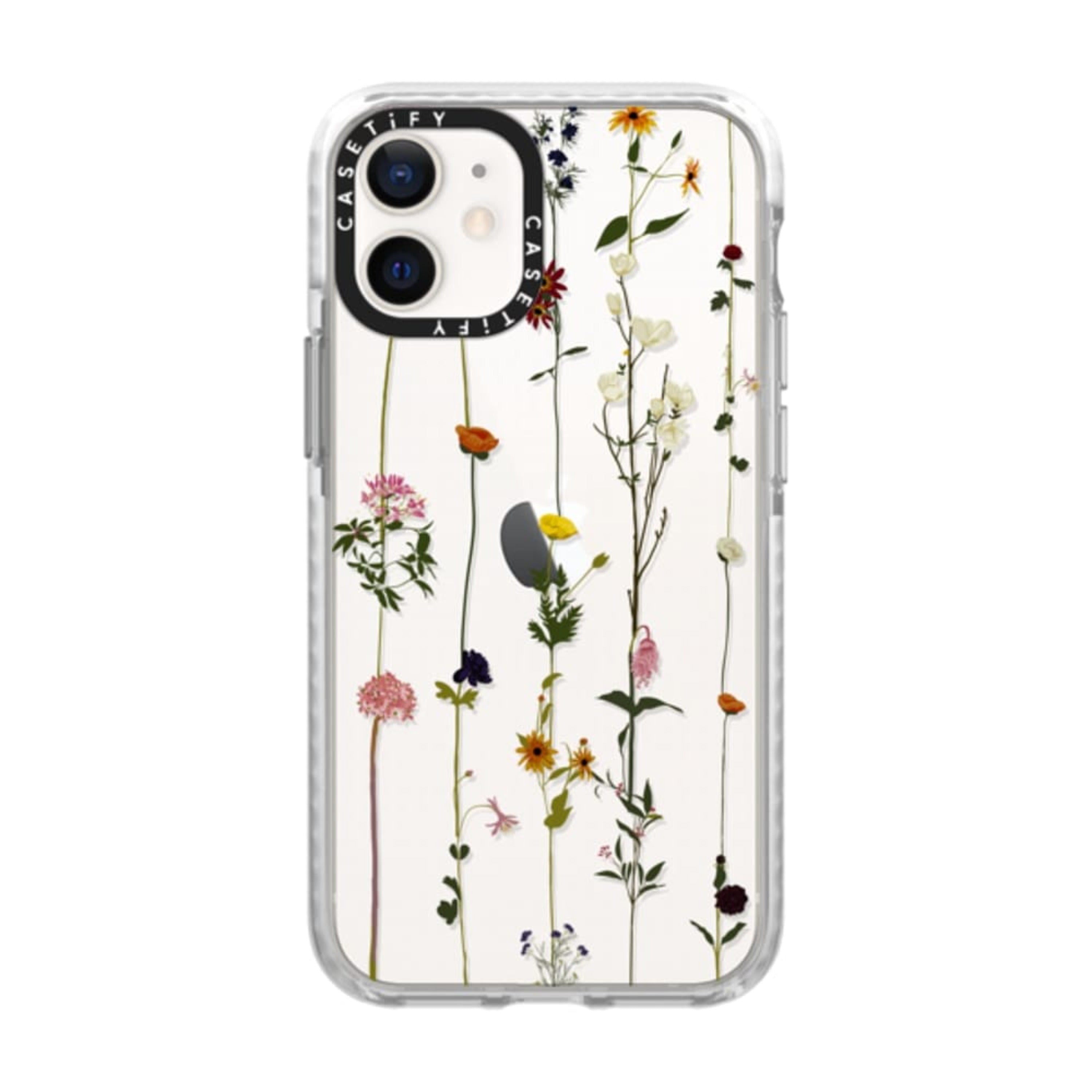 CASETIFY iPhone 12 Mini - Floral Impact Case - Clear - DXB.NET