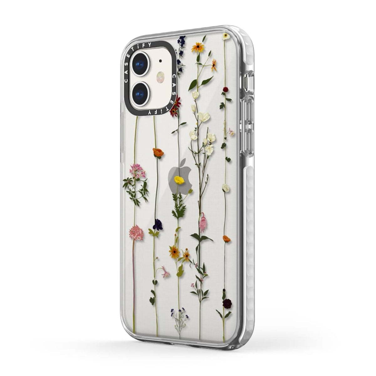[OPEN BOX] CASETIFY iPhone 12 Mini - Floral Impact Case - Clear