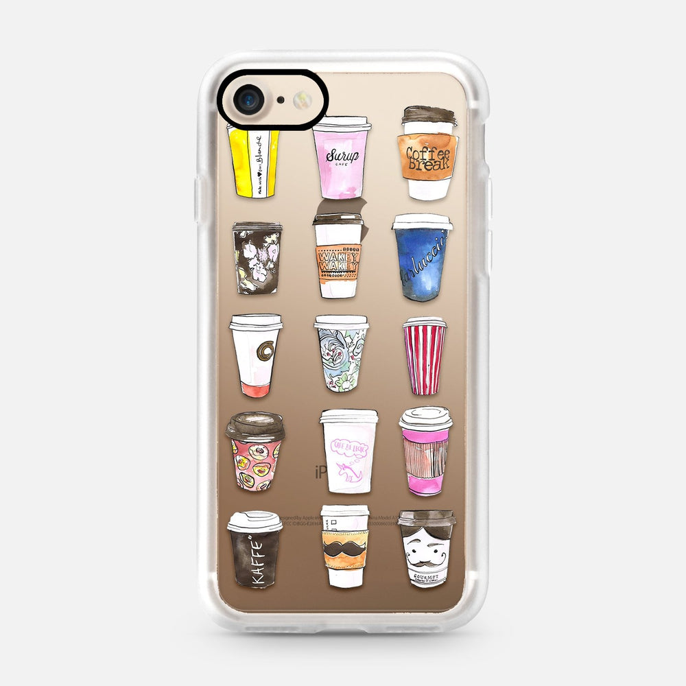 [OPEN BOX] CASETIFY Coffee Illustration For iPhone 8/7