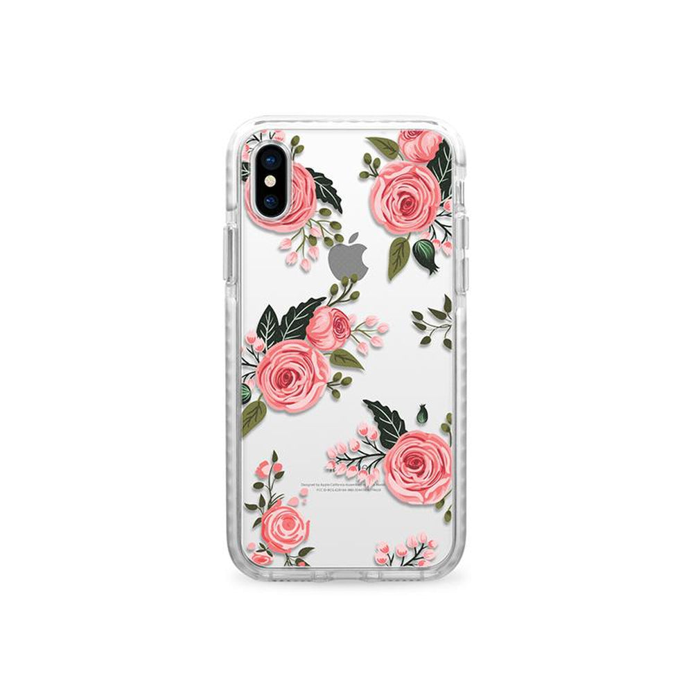 CASETIFY iPhone XS/X Impact Case Pink Roses