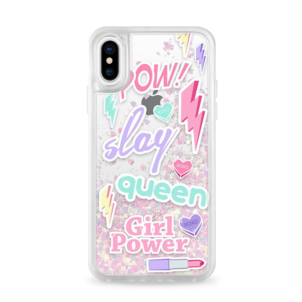 [OPEN BOX] CASETIFY Glitter Case Unicorn Slay Queen for iPhone XS/X