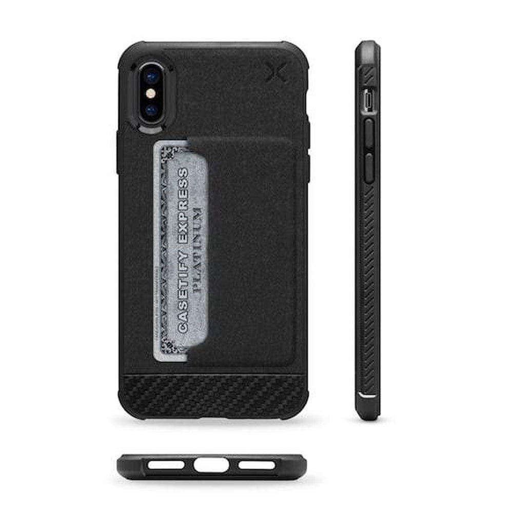 CASETIFY Essential Woven Pocket for iPhone XS/X