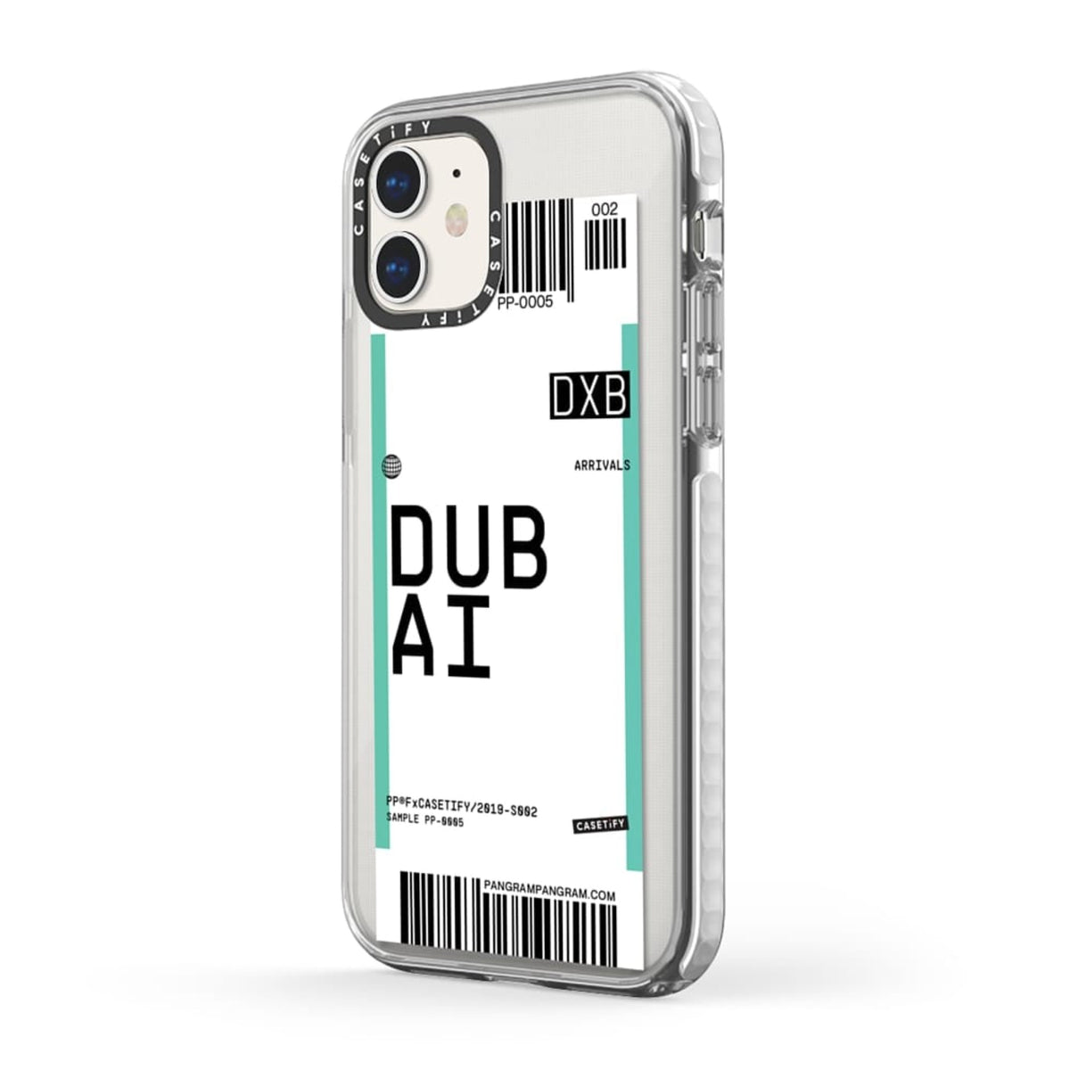 CASETIFY iPhone 12 Mini - Dubai Pangram Collection Impact Case - Clear -  DXB.NET