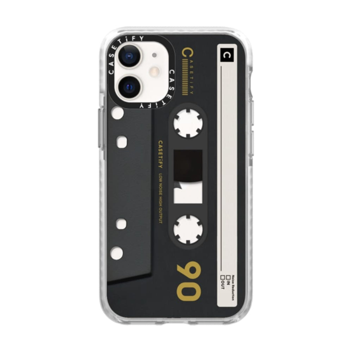 CASETIFY iPhone 12 Mini - Mixtape Cassette Collection Impact Case - Black