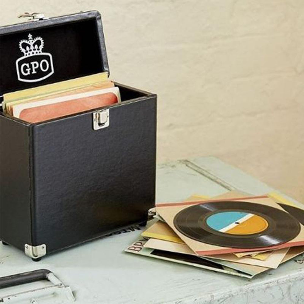 GPO Retro 12 inch Vinyl Case Black