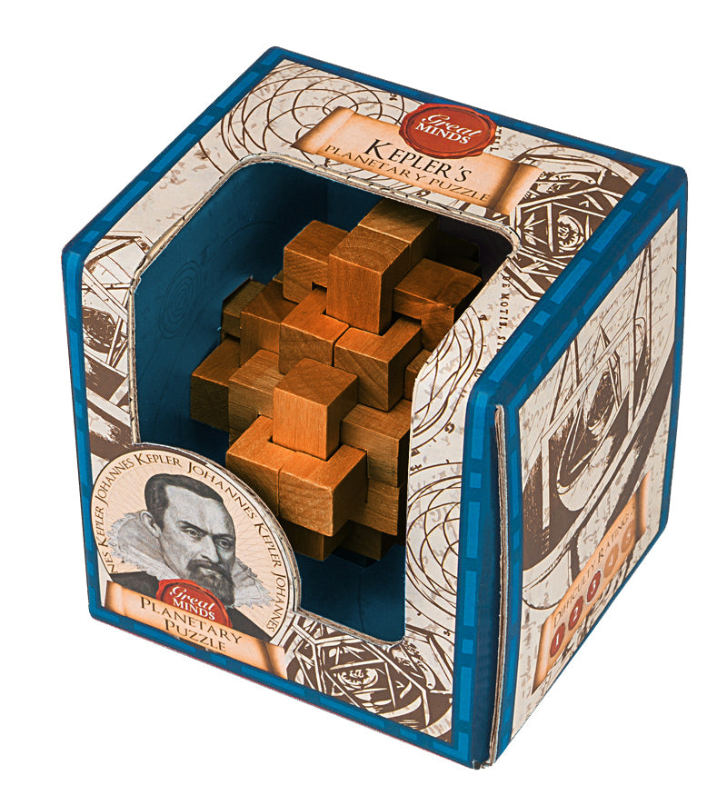 PROFESSOR PUZZLE Great Minds Collection 3D Wooden Assembly Puzzles - Keplers Planetary Puzzle