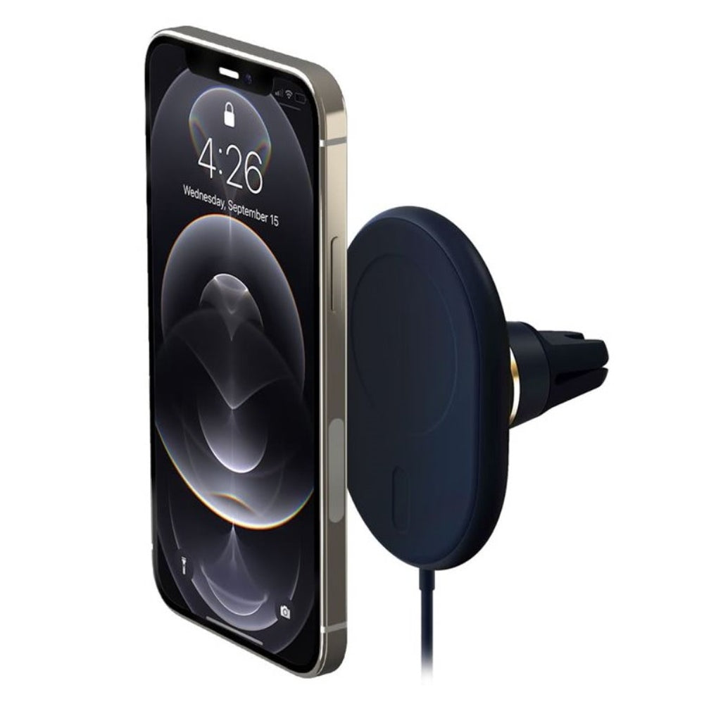 حامل IOTTIE Velox المغناطيسي اللاسلكي لفتحة التهوية - أزرق