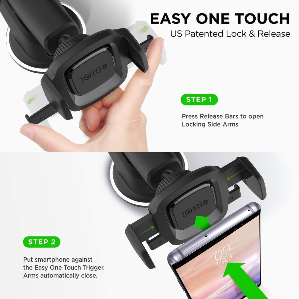 [OPEN BOX] IOTTIE Easy One Touch Mini Dashboard Mount - Black