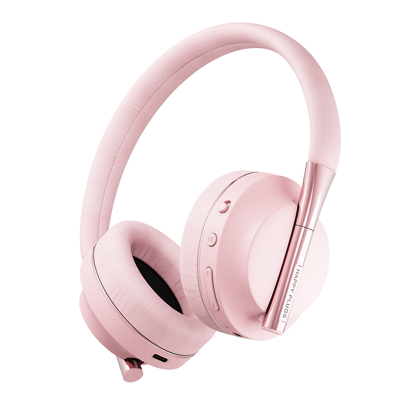 HAPPY PLUGS Play Youth Wireless Headphones - Pink Gold