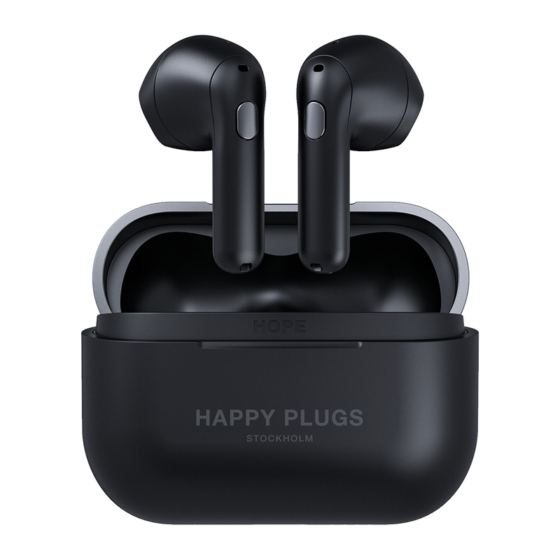 [OPEN BOX] HAPPY PLUGS Hope True Wireless Headphones - Black