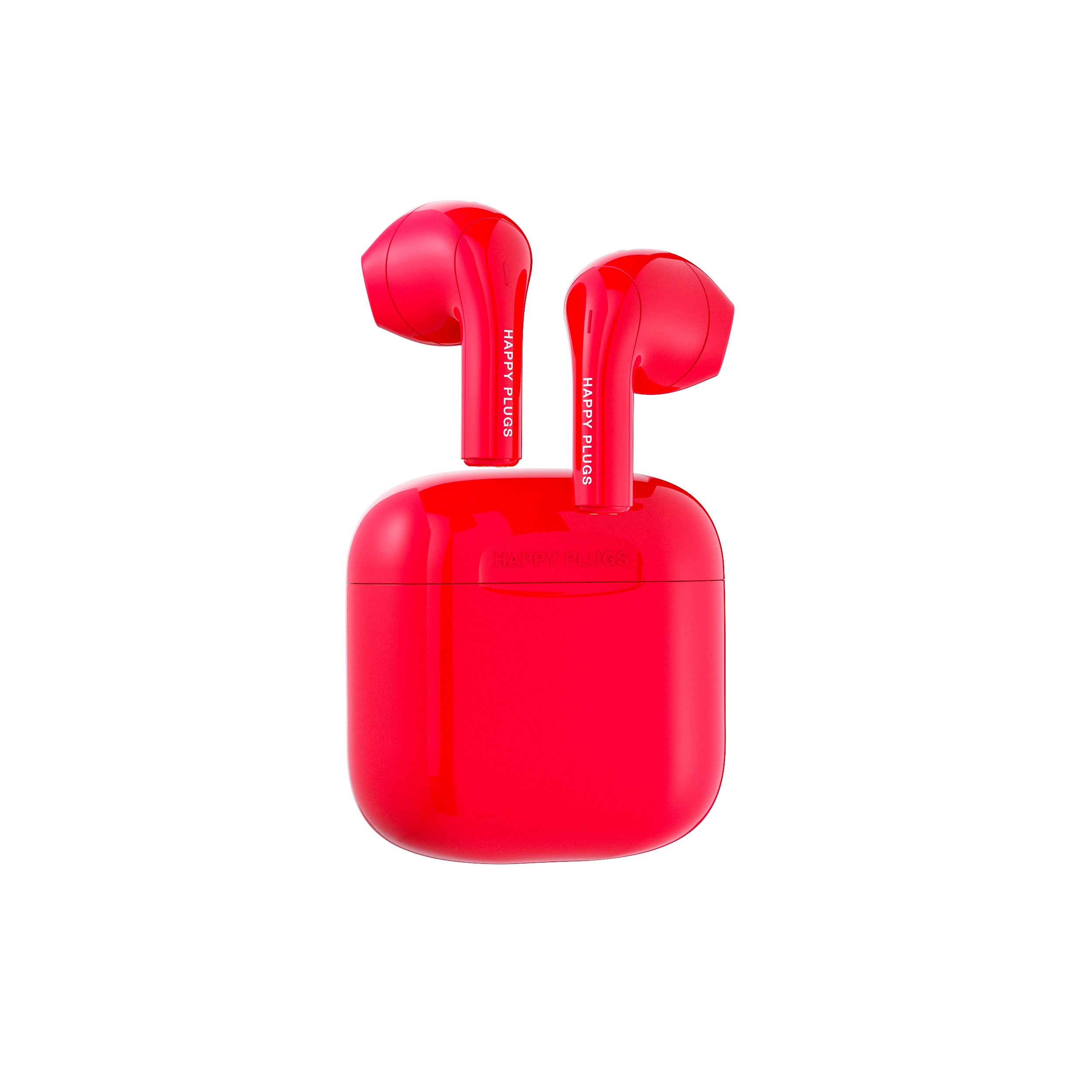 HAPPY PLUGS Joy True Wireless Headphones - Red