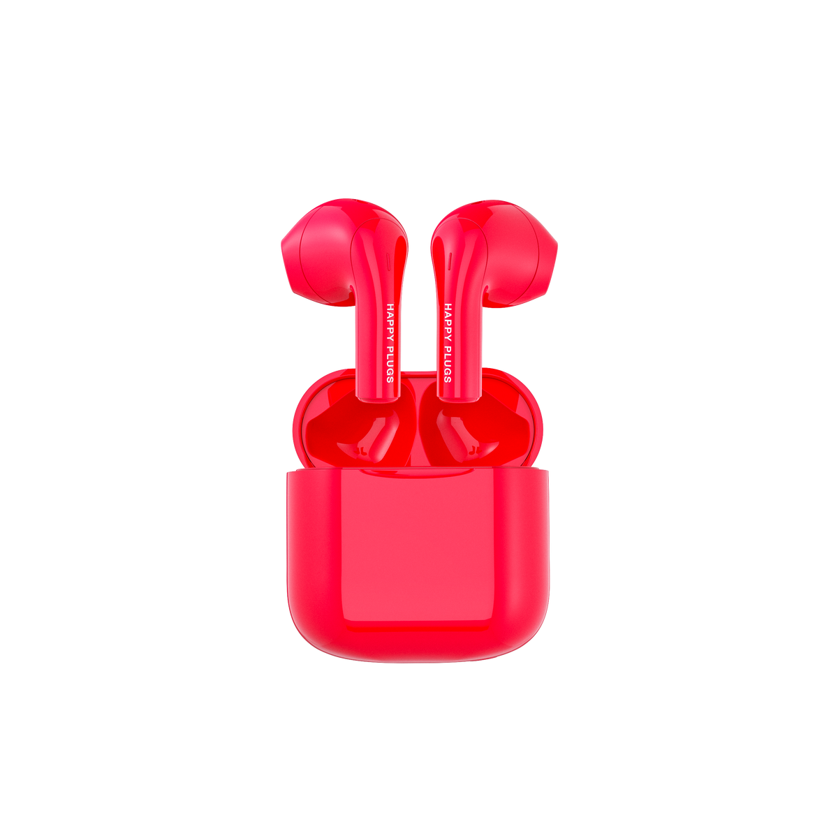 HAPPY PLUGS Joy True Wireless Headphones - Red