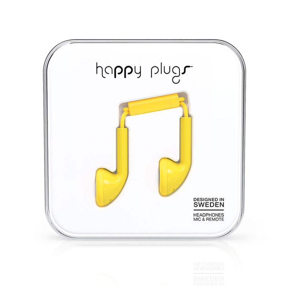 [OPEN BOX] HAPPY PLUGS Earbuds Yellow