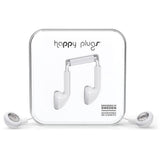 [علبة مفتوحة] سماعات أذن هابي بلاجز بيضاء