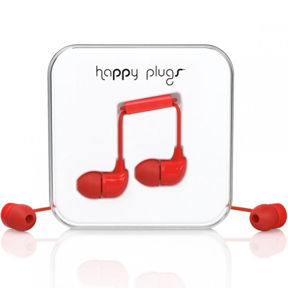 [OPEN BOX] HAPPY PLUGS In-Ear Headphones  Red