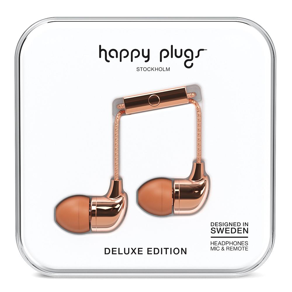 [OPEN BOX] HAPPY PLUGS Deluxe Earbuds Rose Gold