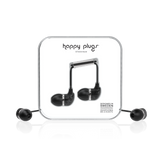 [علبة مفتوحة] سماعات أذن فاخرة من هابي بلاجز، لون أسود رخامي