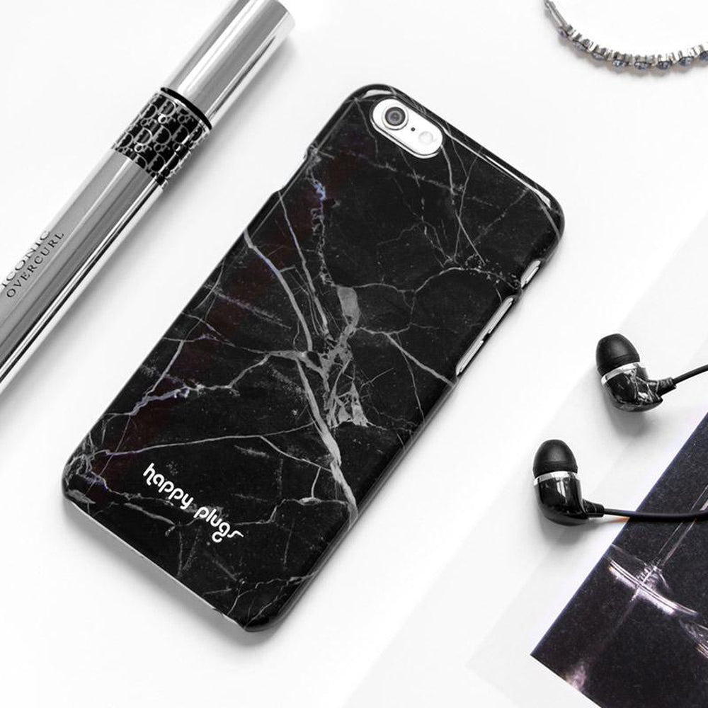 [OPEN BOX] HAPPY PLUGS Slim Case Deluxe for iPhone 8 / 7 Black Marble