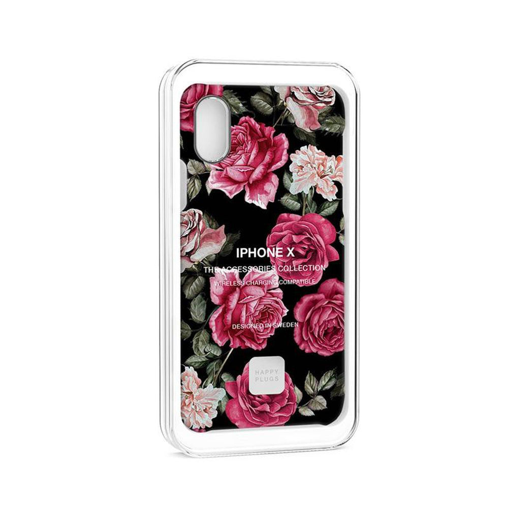 [OPEN BOX] HAPPY PLUGS Slim Case for iPhone XS/X - Vintage Roses