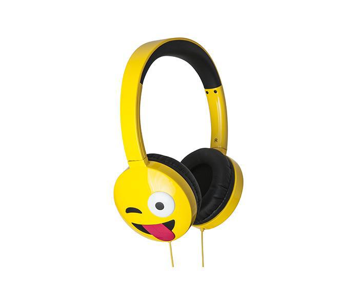 [OPEN BOX] JAM AUDIO Jamoji Just Kidding On-Ear Headphones Emoji Design