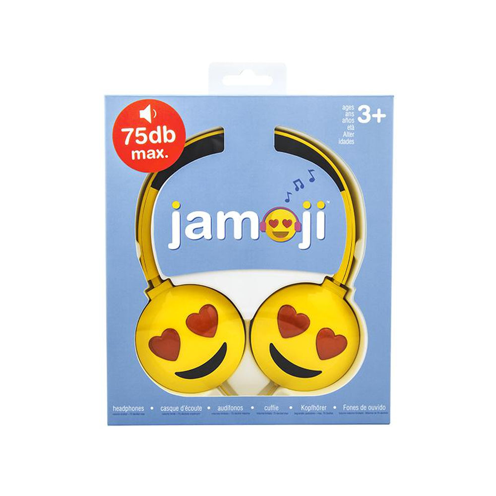 [OPEN BOX] JAM AUDIO Jamoji Love Struck On-Ear Headphones Emoji Design