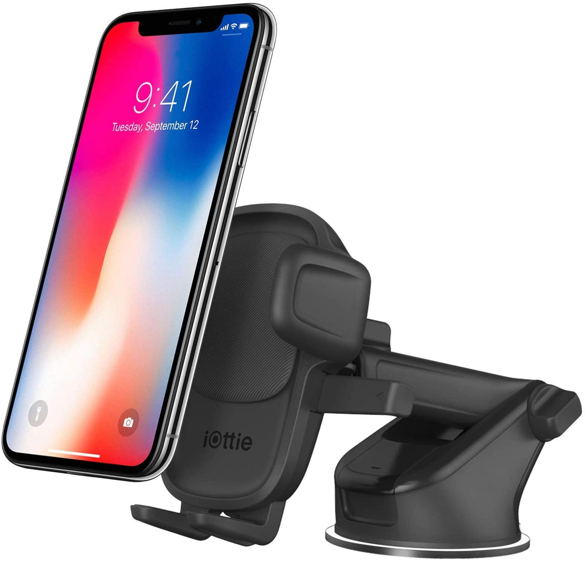[OPEN BOX] IOTTIE Easy One Touch 5 Dash  and  Windshield Mount - Black