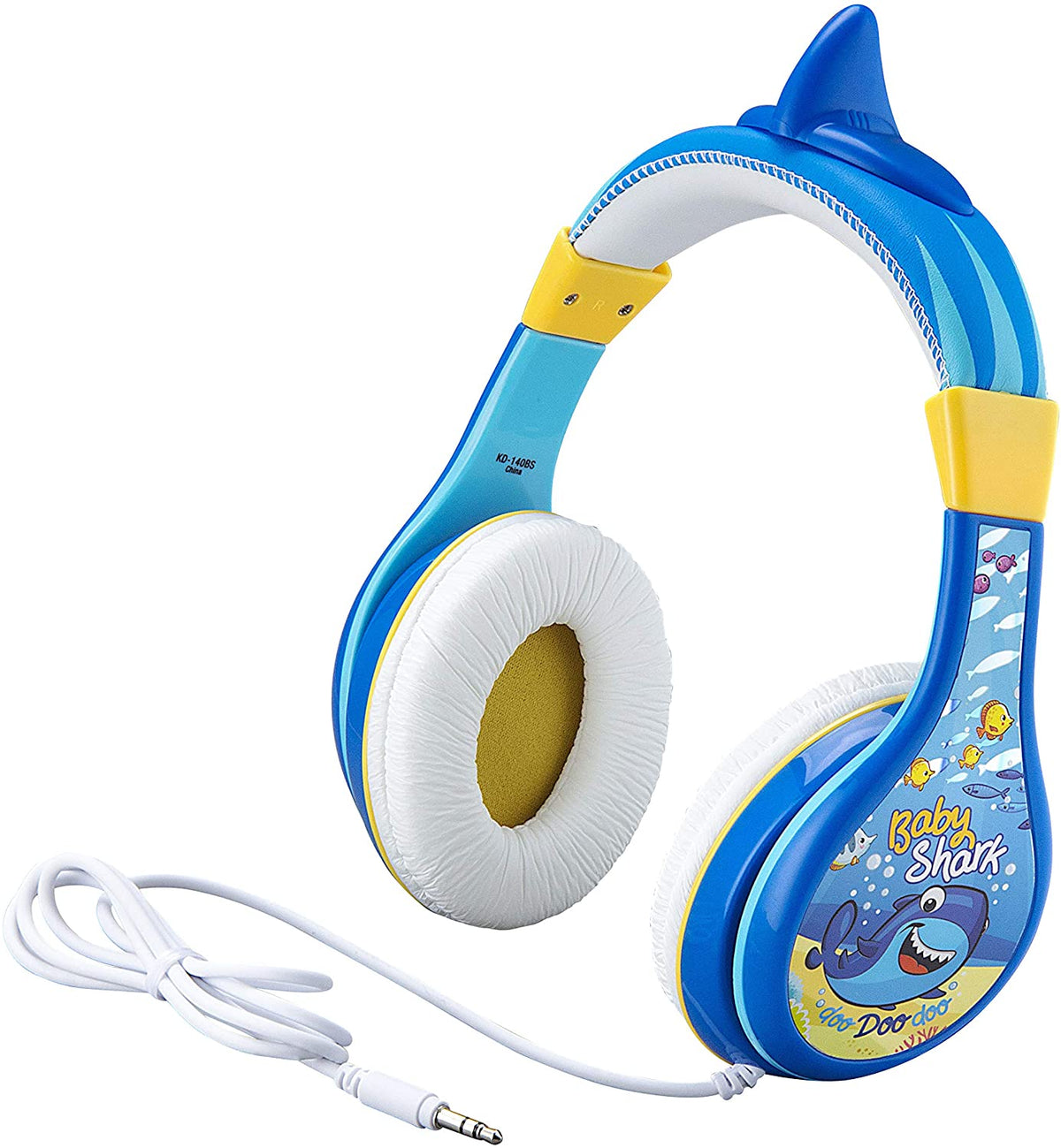 KIDdesigns Baby Shark Wired Headphones