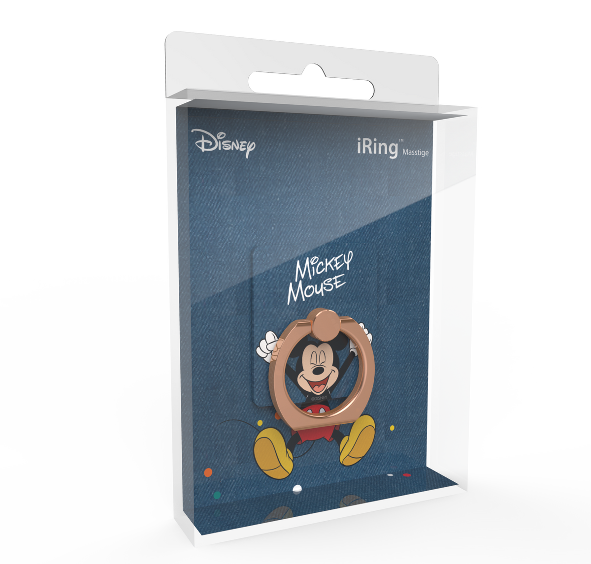 [OPEN BOX] IRING Premium Package Disney Mickey Facetime Square Black Ring