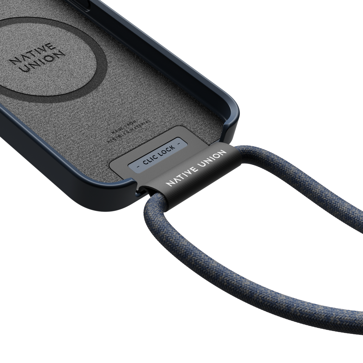 NATIVE UNION Crossbody Sling Strap For Magnetic Clic Case - Navy