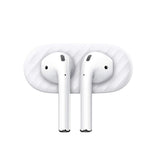 [علبة مفتوحة] ملحق قاعدة الشحن المغناطيسية KEYBUDZ AirDockz لسماعات AirPods 1 و 2 - أبيض 